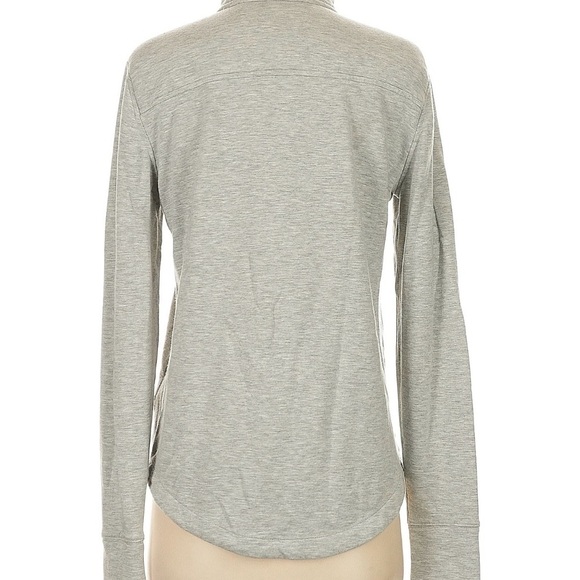 Vineyard Vines Heather Gray Quarter-Zip Sweater - Picture 2 of 6